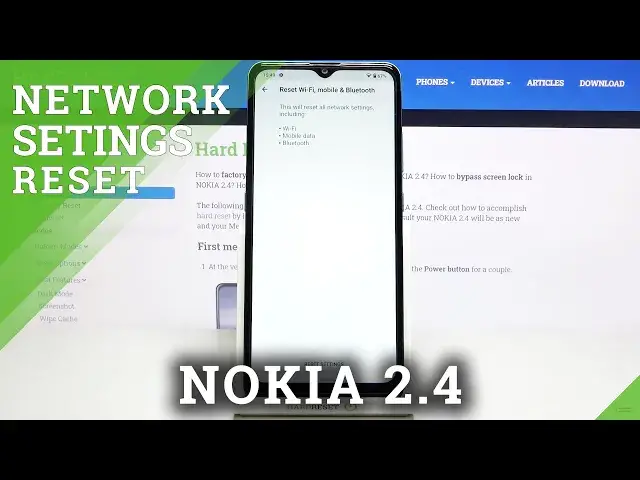 'Video thumbnail for How to Reset Network Settings in NOKIA 2.4 – Locate Network Options'
