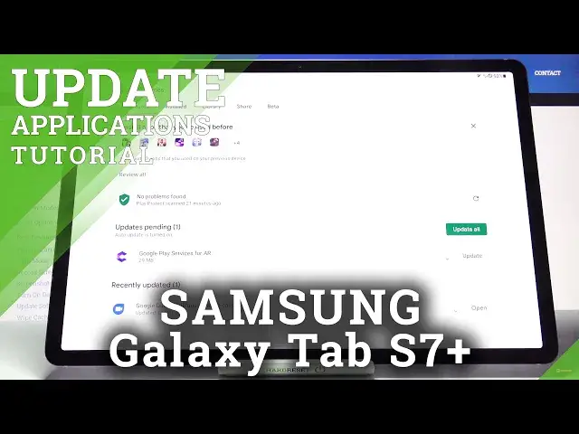 'Video thumbnail for How to Update Apps in SAMSUNG Galaxy Tab S7+ - App Actualizations'