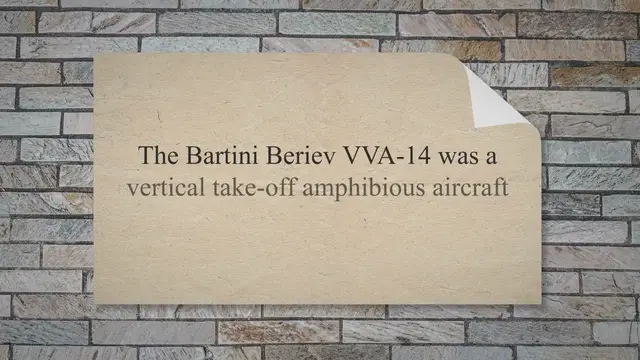 Video thumbnail for Bartini Beriev VVA-14 – How Many Engines?