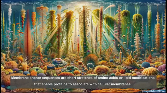 Video thumbnail for Membrane anchor sequence in biology