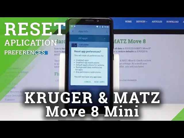 Video thumbnail for How to Reset App Preferences in Kruger & Matz Move 8 Mini - Restore App Settings