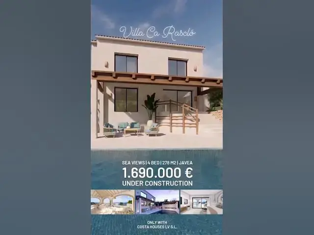 Video thumbnail for 🌵 New IBIZA Style Villa with Seaviews in Javea, Spain | EXCLUSIVE WITH COSTA HOUSES Luxury Realty