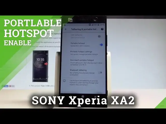 'Video thumbnail for How to Enable Portable Hotspot in SONY Xperia XA2 - Wi-Fi Sharing |HardReset.Info'