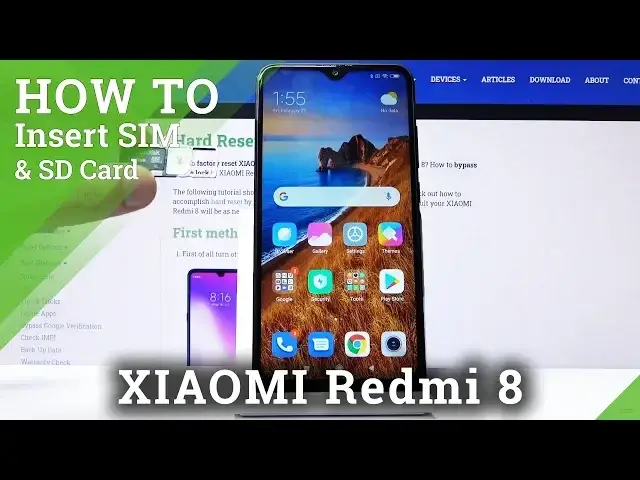 Video thumbnail for How to Insert Nano SIM & Micro SD Card in XIAOMI Redmi 8 – SIM & SD Card Installation