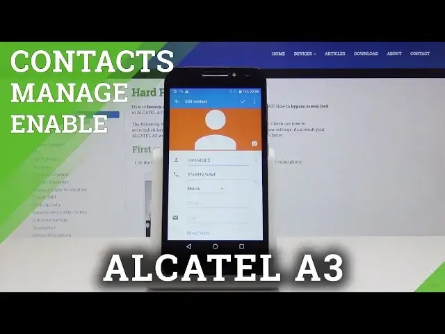 'Video thumbnail for How to Personalize Contacts in ALCATEL A3 - Add Photo to Contact'