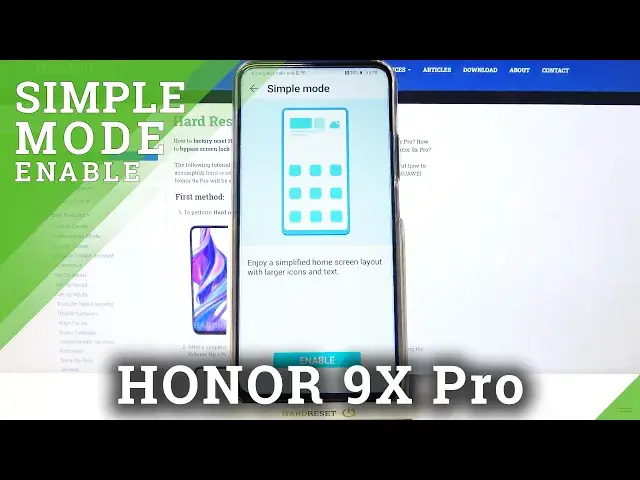 Video thumbnail for HUAWEI Honor 9x Pro - How to Use & Activate Easy Mode