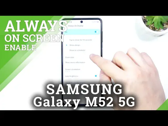 'Video thumbnail for How to Customize Always on Display in SAMSUNG Galaxy M52 5G - Set Up AOD'