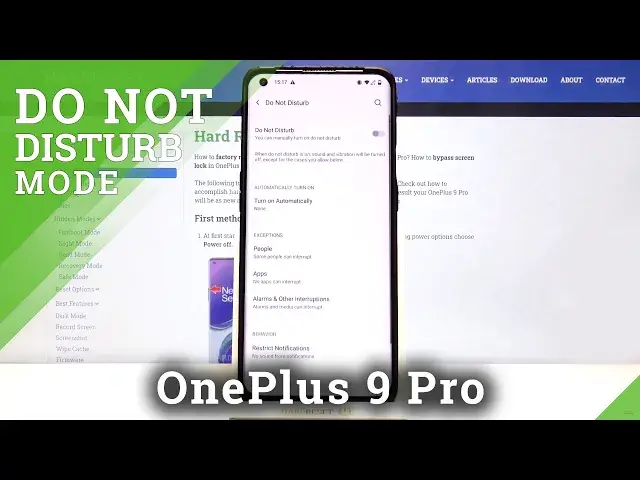 'Video thumbnail for How to Enable Do Not Disturb Mode in OnePlus 9 Pro – Mute Sounds & Block Vibrations'
