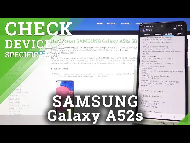 'Video thumbnail for How to Check Device Specifications in SAMSUNG Galaxy A52s 5G - CPU Z Specs'