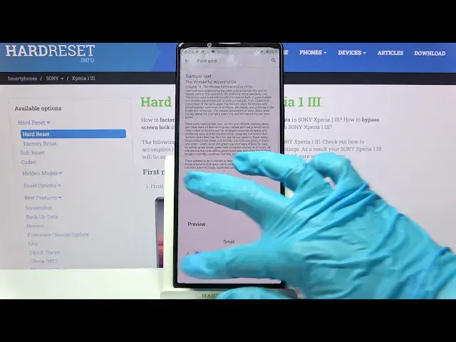 'Video thumbnail for How to Change Font Size in SONY Xperia 1 III – Set Up Font Size'