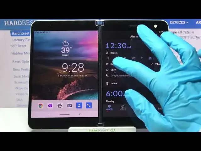 'Video thumbnail for How to Set Up Alarm Clock on MICROSOFT Surface Duo - Alarm Clock Settings'