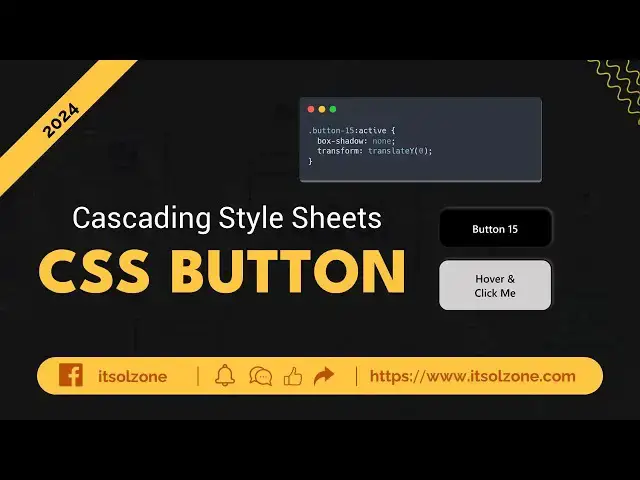 Video thumbnail for Master CSS Buttons | Button 15 | Web Development | UI Design | Responsive Button | ITSolZone