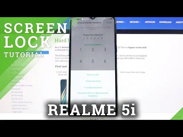 'Video thumbnail for How to Add Screen Lock in Realme 5i – Find Lock Screen Methods'
