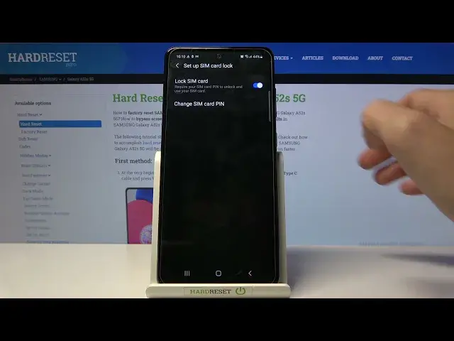 'Video thumbnail for How to Change SIM PIN on SAMSUNG Galaxy A52s - Set New PIN for SIM Card'