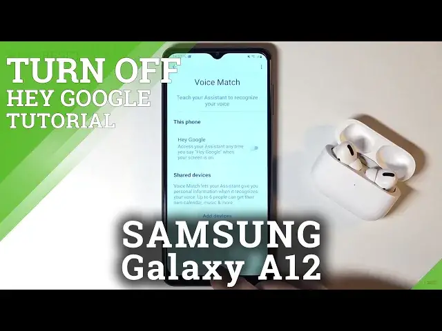 'Video thumbnail for How to Turn Off Hey Google in SAMSUNG Galaxy A12 – Stop Google Assistant Command'