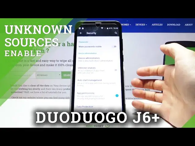 'Video thumbnail for How to Allow Unknown Sources in DUODUOGO J6+ - App Installation'