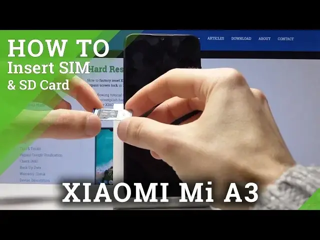 'Video thumbnail for How to Install SIM & SD Card in Xiaomi Mi A3 - Insert Nano SIM & SD Card'