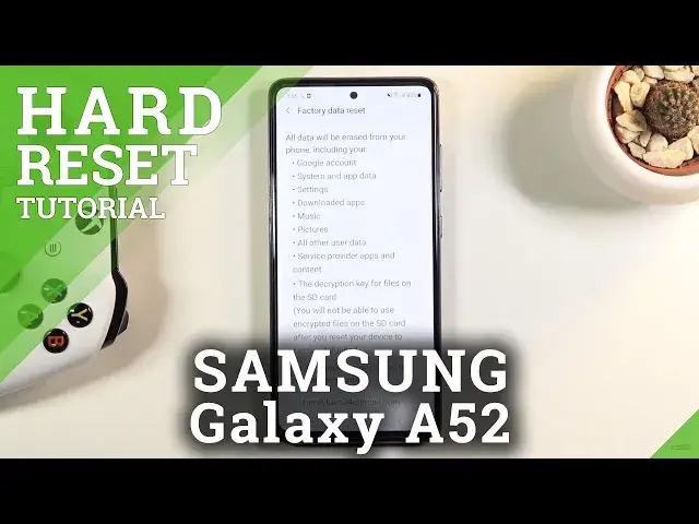 'Video thumbnail for How to Hard Reset SAMSUNG Galaxy A52 – Restore Defaults'