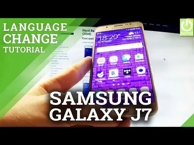 'Video thumbnail for How to Change Language in SAMSUNG Galaxy J7 (2016)'