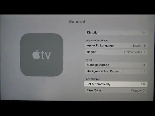 Video thumbnail for How to Change Date and Time Settings on APPLE TV 4K - Automatic Time Adjustment on APPLE Device