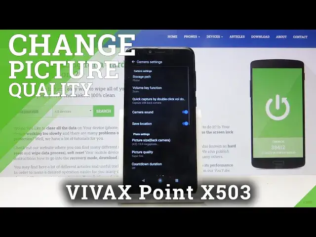 Video thumbnail for How to Change Quality of Image in Vivax Point X503 - Adjust Photo Quality