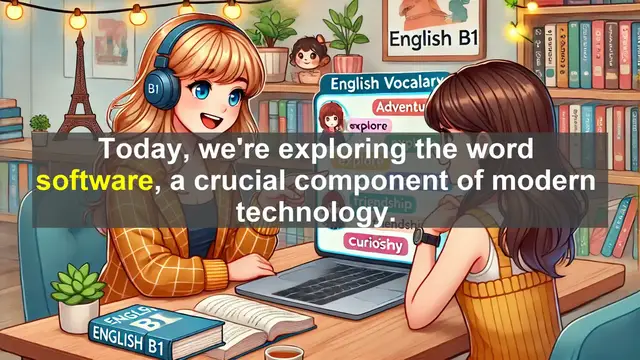 Video thumbnail for 2500 Must Know CEFR B1 Vocabulary - What is Software? Understanding the Backbone of Digital Technology