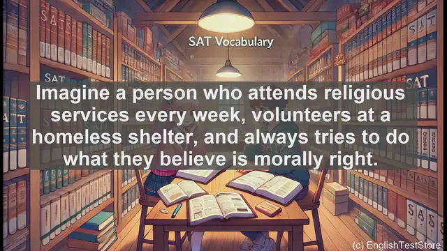 Video thumbnail for 5000 Must Know SAT Vocabulary - Pious: Understanding Its Meaning and SAT Importance