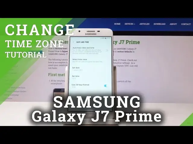 Video thumbnail for How to Change Date in SAMSUNG Galaxy J7 Prime - Set Up Time Zone