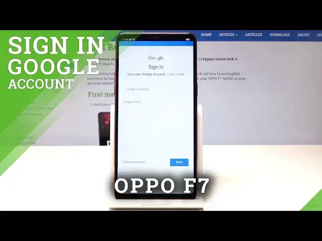 'Video thumbnail for How to Activate Google Backup in OPPO F7 - Add Google Account'