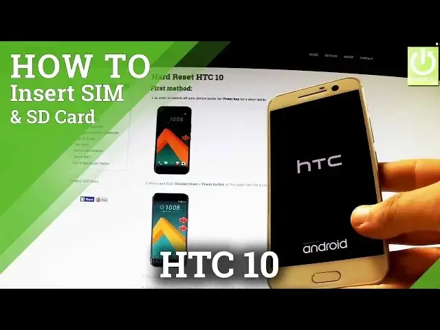 Video thumbnail for Install SIM and Memory Card in HTC 10 - Insert SIM and SD in HTC