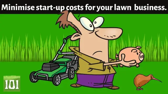 'Video thumbnail for How to minimise start up costs for your lawn mowing business'