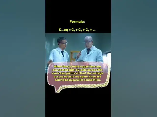 'Video thumbnail for What are capacitors in parallel? #physics #capacitors #parallelcapacitors'