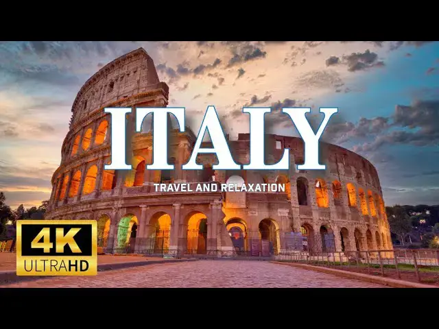 Video thumbnail for Italy in 4K | Fly over Italy with relaxing music