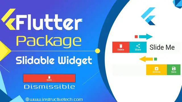 Video thumbnail for Flutter slidable widget example- Flutter Package
