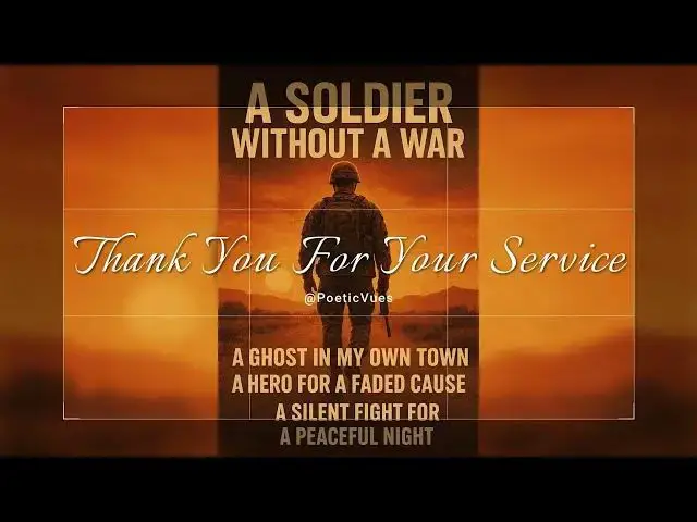 Video thumbnail for A Soldier Without a War 🎵 | Powerful Rock Ballad Honoring Veterans #ASoldierWithoutAWar #RockBallad