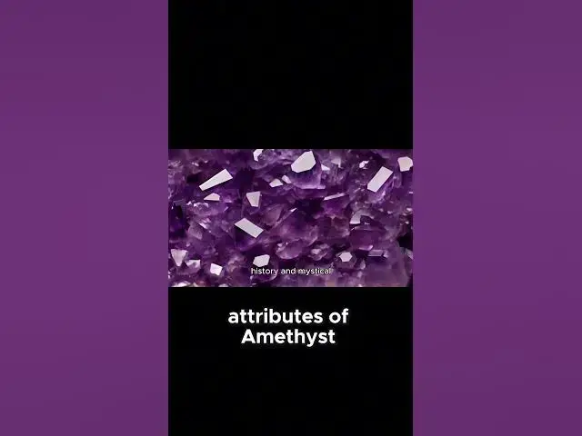 Video thumbnail for What Makes AMETHYST Absolutely Irresistible? #crystals #naturalamethyst #energy