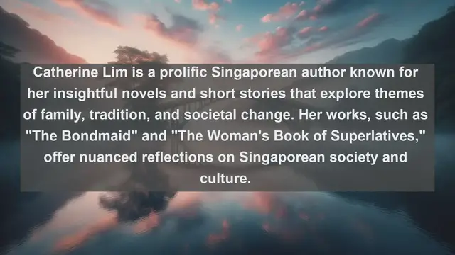 Video thumbnail for Exploring Literary Excellence: Top 10 Famous Writers in Singapore