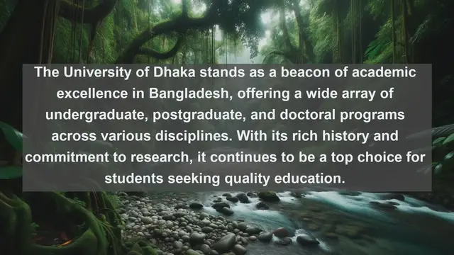 Video thumbnail for Navigating Educational Excellence: Top 10 Favorite Universities in Bangladesh