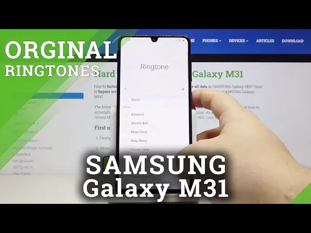 'Video thumbnail for How to Change Ringtone in SAMSUNG Galaxy M31 – Find Ringtone Settings'