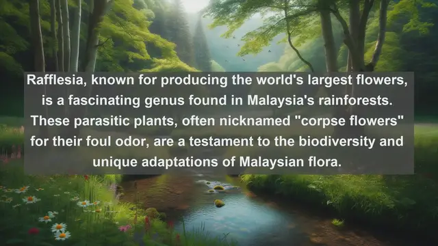 Video thumbnail for Exploring Malaysia's Botanical Treasures: Top 10 Native Flora Species