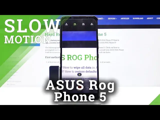 Video thumbnail for Record in Slow Motion – ASUS ROG Phone 5 and Camera Managing