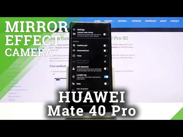 Video thumbnail for How to Turn On / Off Camera Mirror Effect on HUAWEI Mate 40 Pro – Enable or Disable Mirror Effect