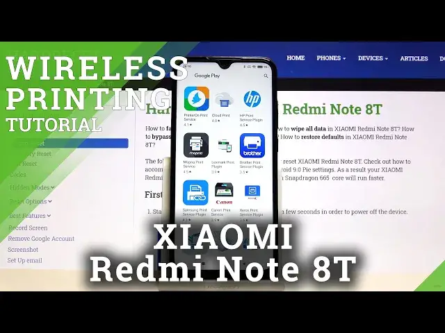 'Video thumbnail for How to Connect Printer in XIAOMI Redmi Note 8T – Remotely Printing'