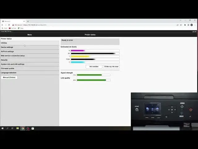 Video thumbnail for How to Set Up Auto Power Off and Power On Feature on Canon MG5700 series Printer Using EWS