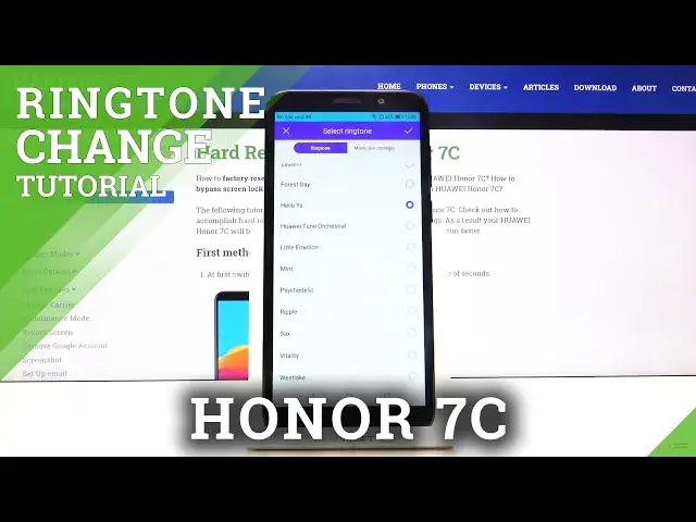 Video thumbnail for How to Set Up Ringtone in Honor 7C - Change Ringtone
