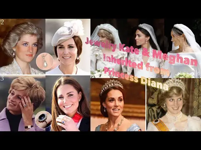 Video thumbnail for The Jewelry Kate & Meghan Inherited from Princess Diana !!!