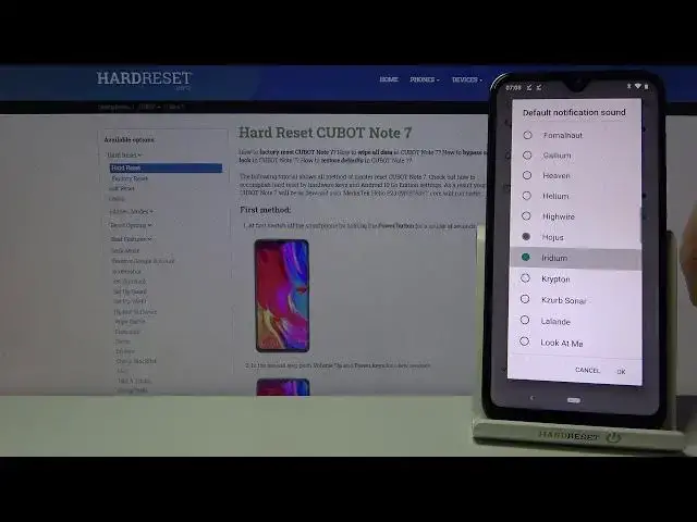 Video thumbnail for How to Check All Notifications Sounds on CUBOT Note 7 - All Preloaded Tones on CUBOT Smartphone
