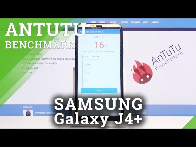 'Video thumbnail for Benchmark AnTuTu in Samsung Galaxy J4+ - AnTuTu Benchmark Results'