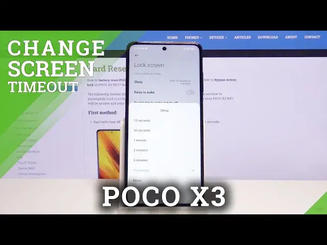 'Video thumbnail for How to Adjust Screen Timeout in POCO X3 – Sleep Time'
