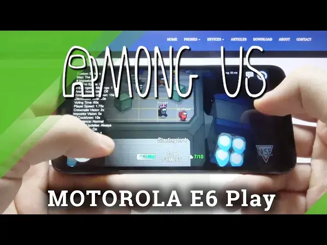 Video thumbnail for How Among Us works on MOTOROLA E6 Play – Among Us Gameplay